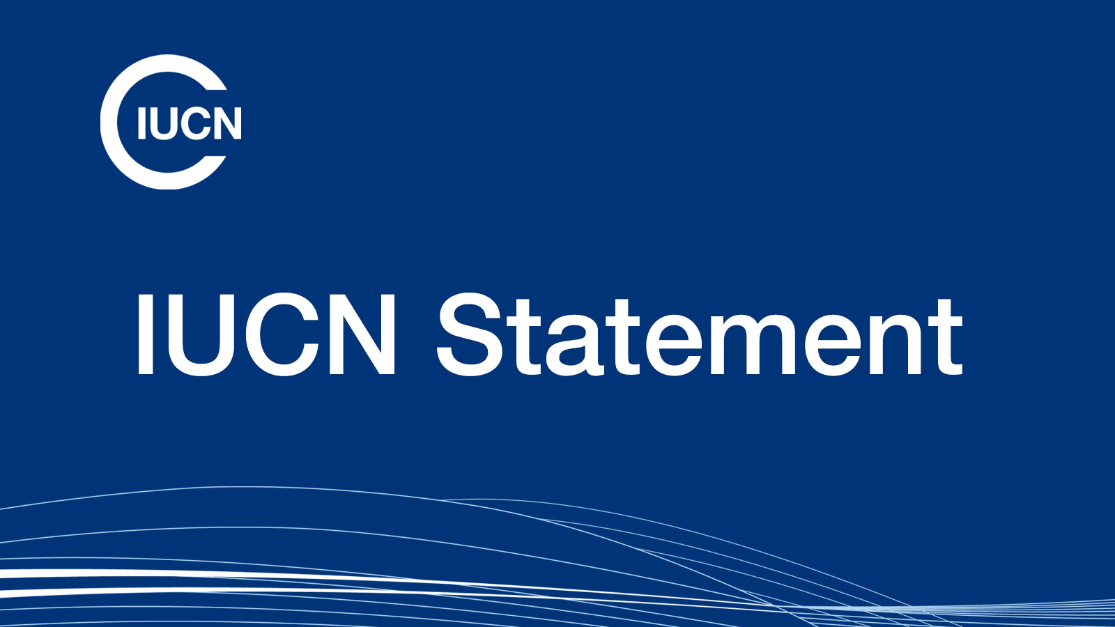 IUCN statement