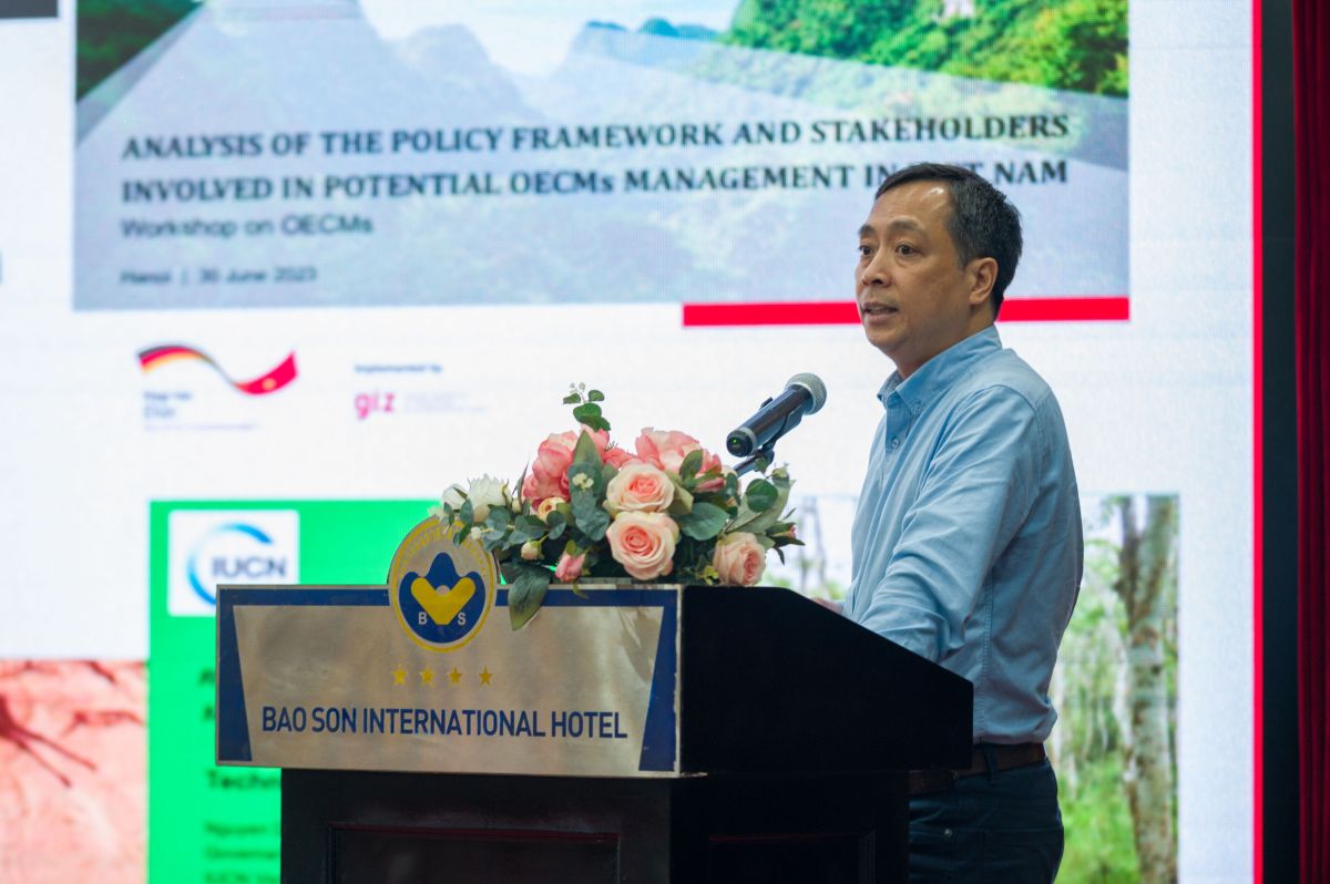 Dr. Nguyen Duc Tuan - Policy and Governance Coordinator- presented at the consultation 
