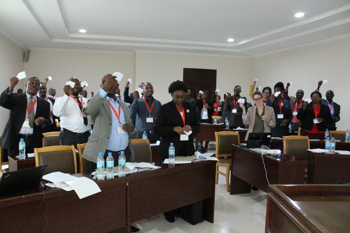 Wildlife crime judiciary training in Tanzania - workshop participants
