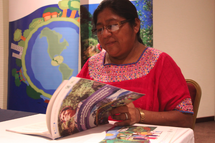Lola Cabnal, observadora de Pueblos Indígenas ante ONU-REDD+ para la región de América Latina enfatizó