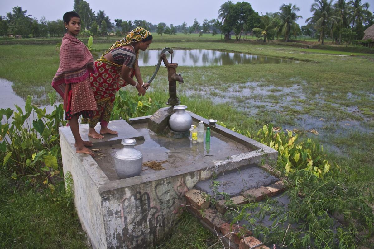 Fresh water is a precious commodity for communities living in the Sundarbans