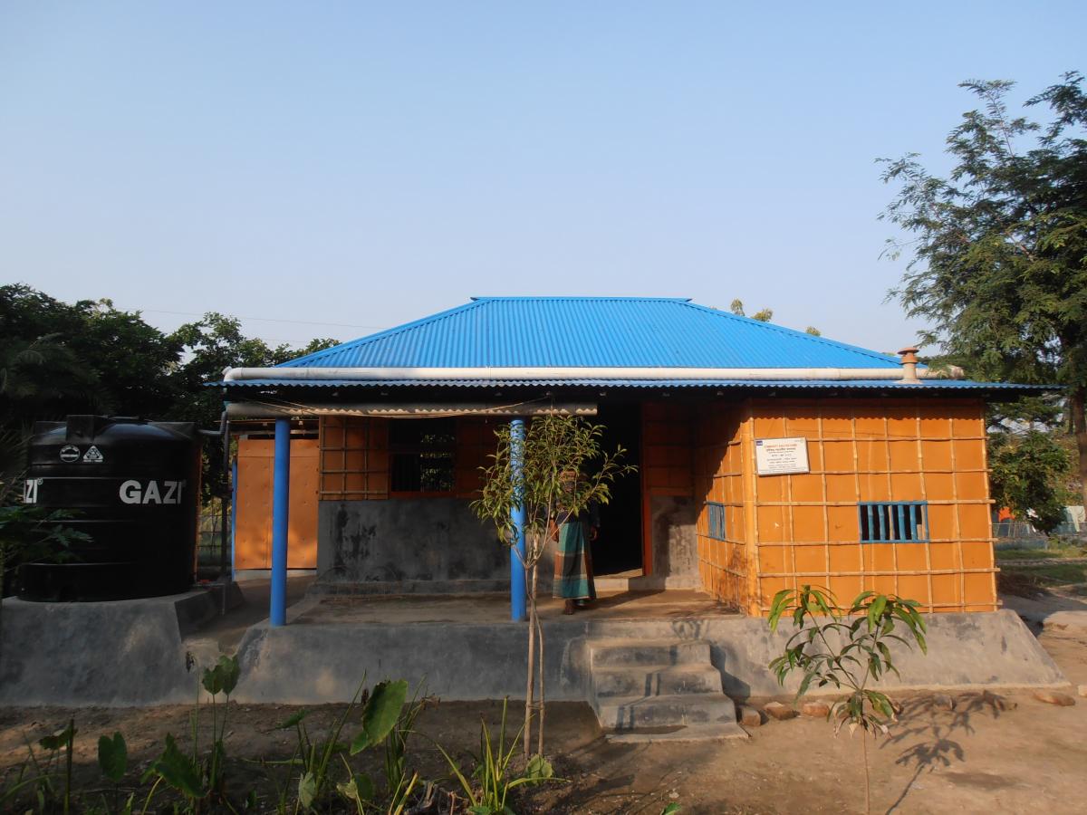 Community shelter homes are saving lives and assets in Shyamnagar, Bangladesh.