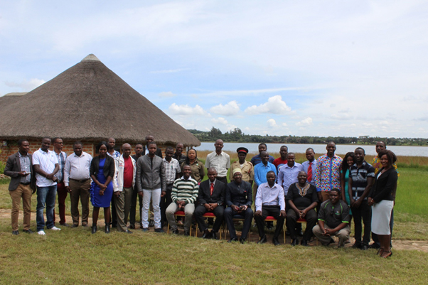 A group photo of workshop participants from Nsama and Mpulungu Districts, Zambia