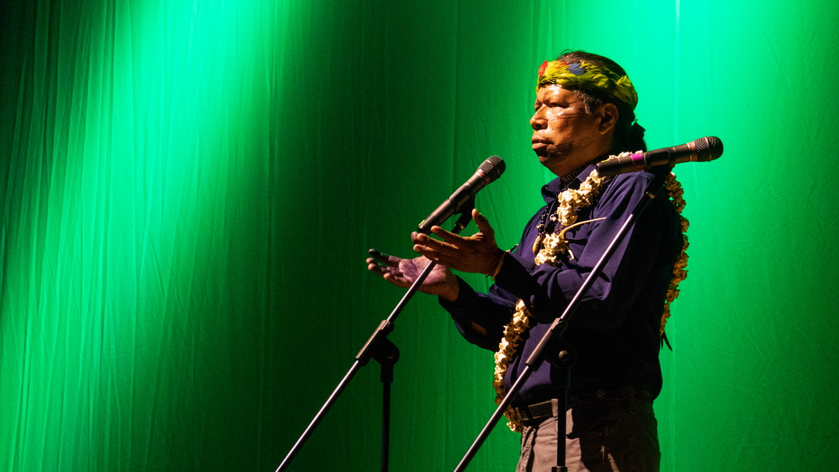 José Gualinga, expresidente y líder del pueblo quichua Sarayaku