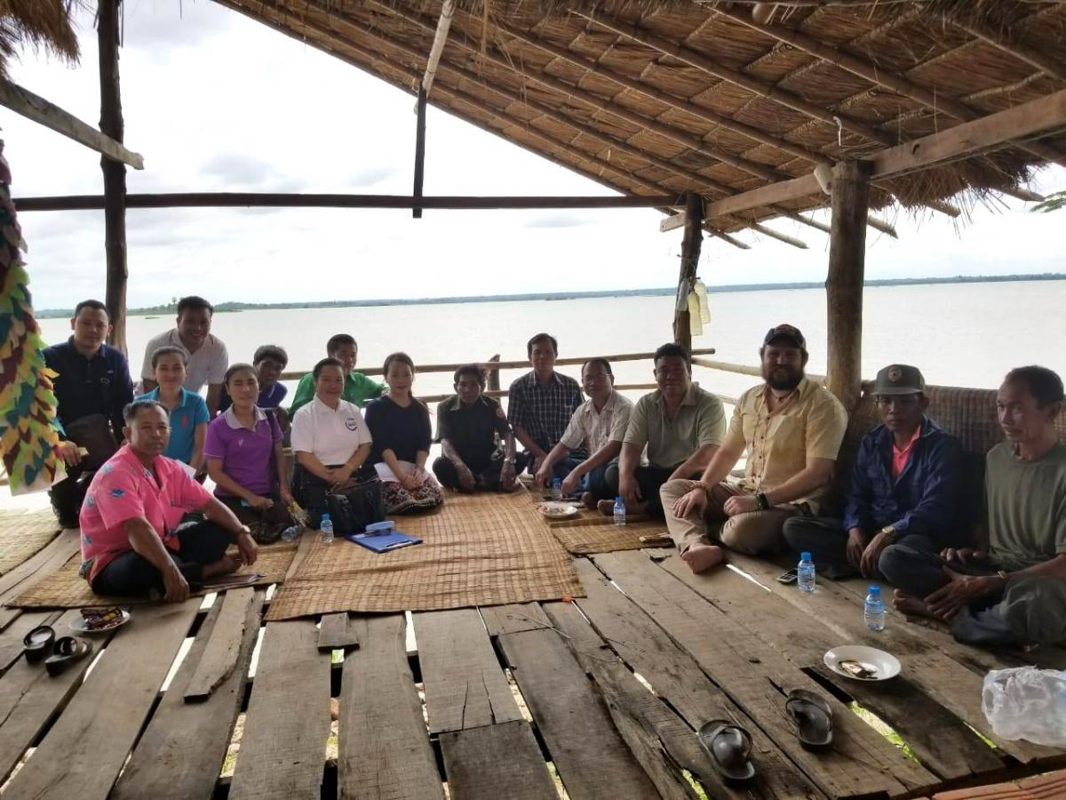 Community consultation at Ban Donyeng village, Sui Reservoir Lake