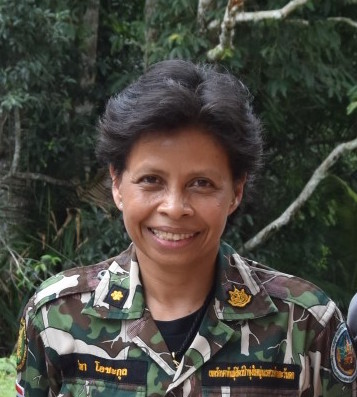 Ms Wiraya Ochakun, Superintendent of Thung Yai Naresuan Wildlife Sanctuary