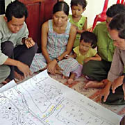 Mapping community forest resources with villagers in Hue province