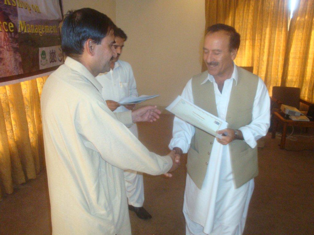 Certificate distribution By Mr. Inamullah Khan