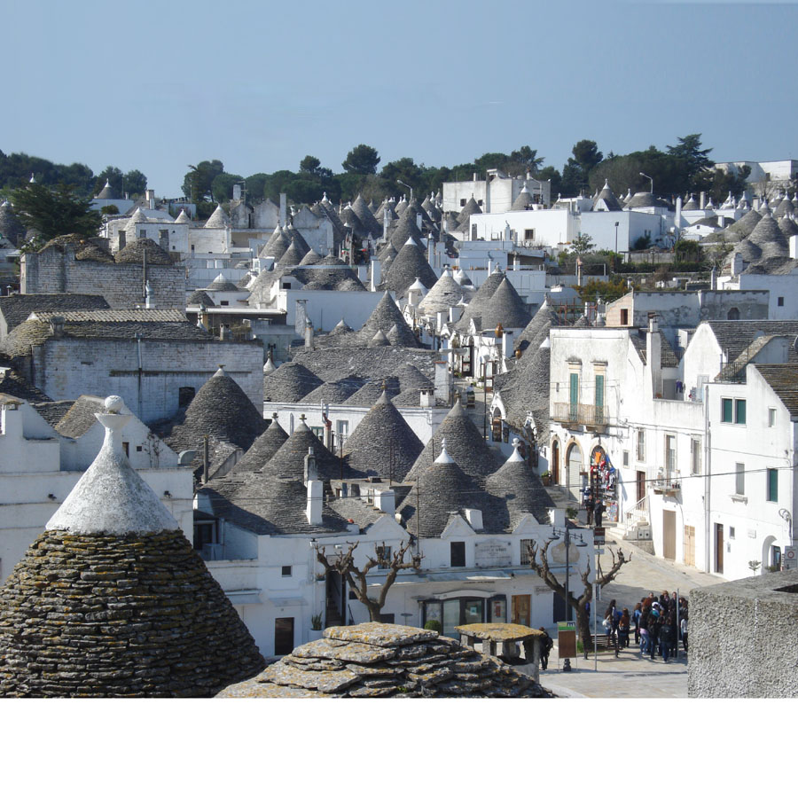 Alberobello, a world heritage site in Southern Italy