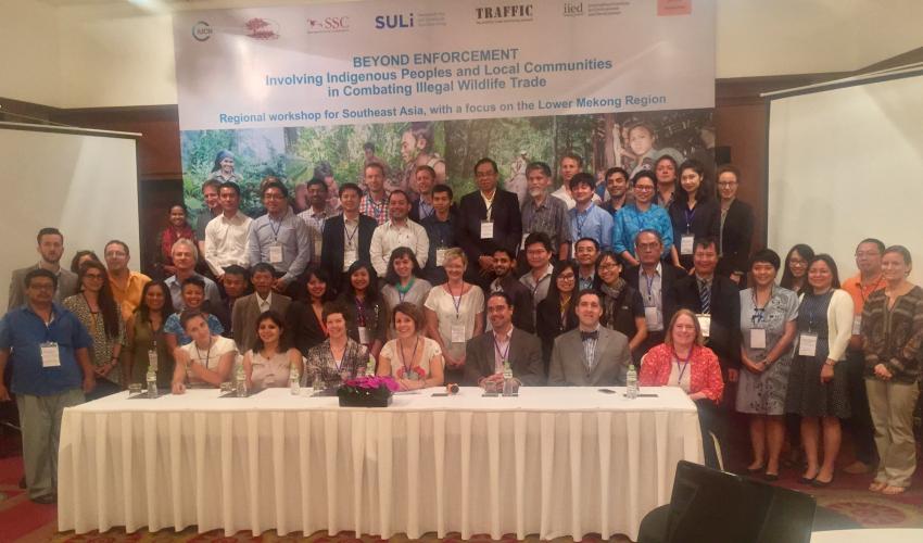 Dr Rosie Cooney (SULi Chair) with colleagues at the Beyond Enforcement workshop held in Hanoi, Viet Nam November 2016
