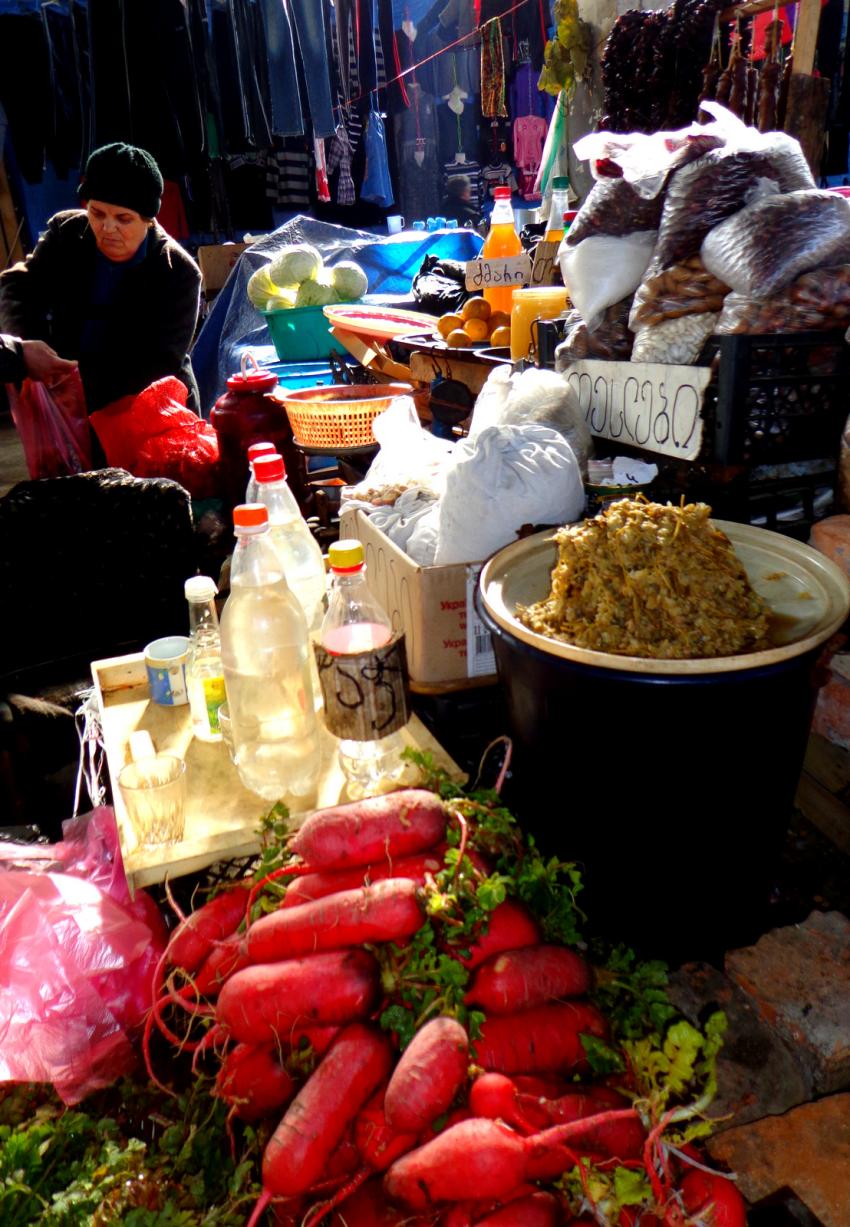 Local market in Georgia