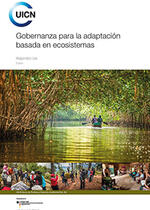 Cover of book IUCN EPLP 89 "Gobernanza para la adaptación basada en ecosistemas"