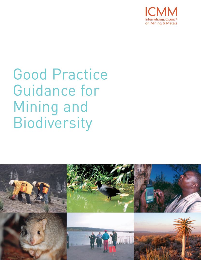 Good practice guidance for Mining and Biodiversity