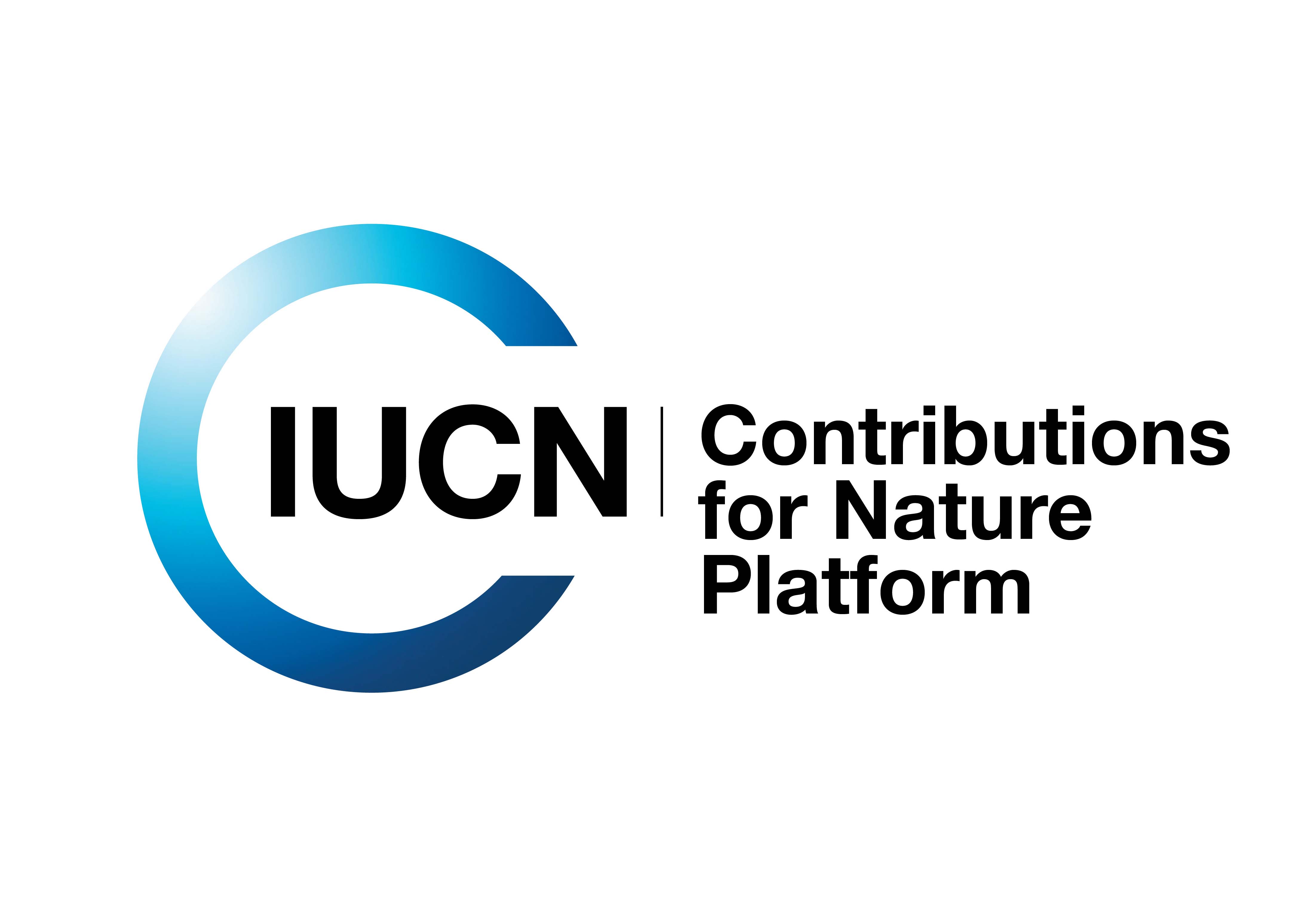 IUCN Contributions for Nature Platform logo