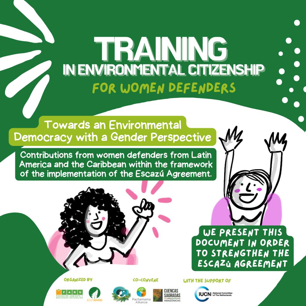 flyer for training in environmental citizenship