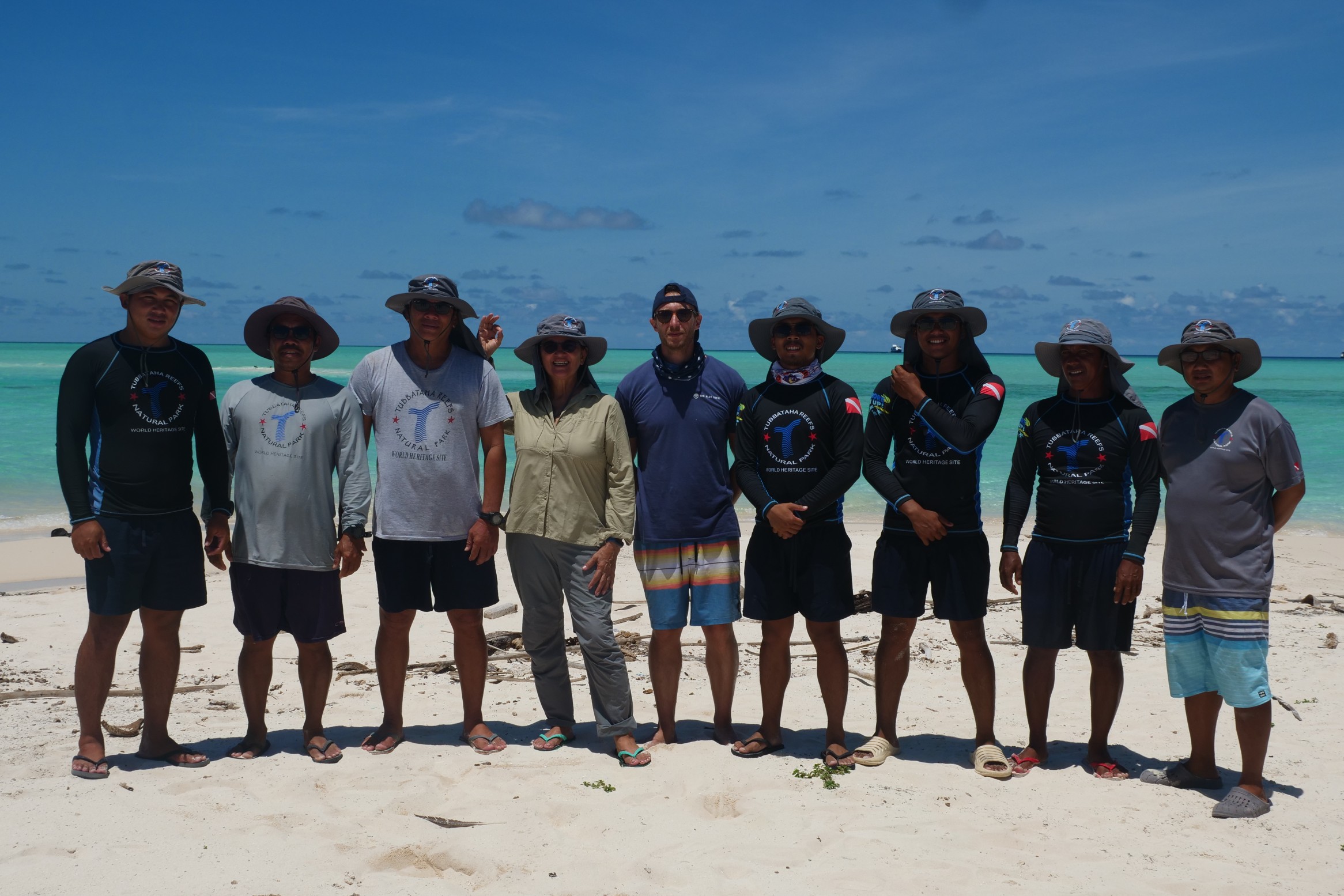 Tubbataha Reefs Natural Park Ranger Team (Philippines), winners of the 2023 International Ranger Award. Photo Credits: Tubbataha Rangers Group