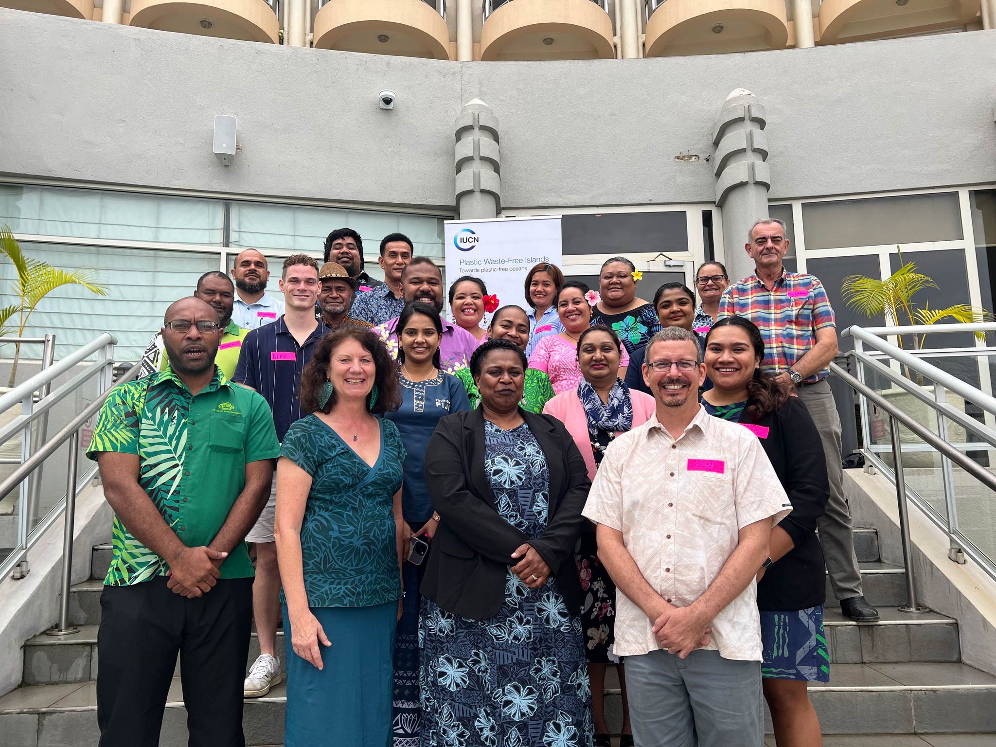 Group photo at final PWFI workshop in Port Vila, Vanuatu. © Varea Romanu