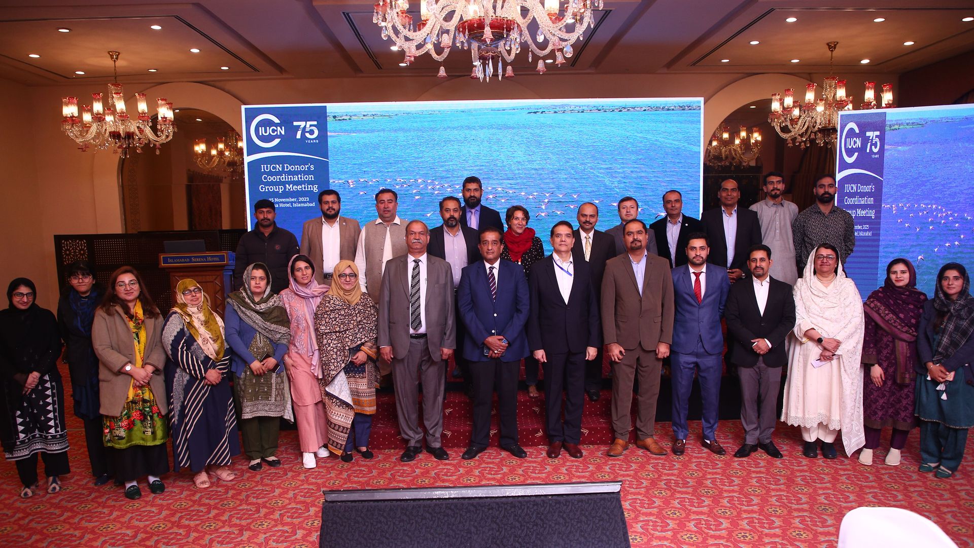 IUCN Pakistan group photo of  the staff