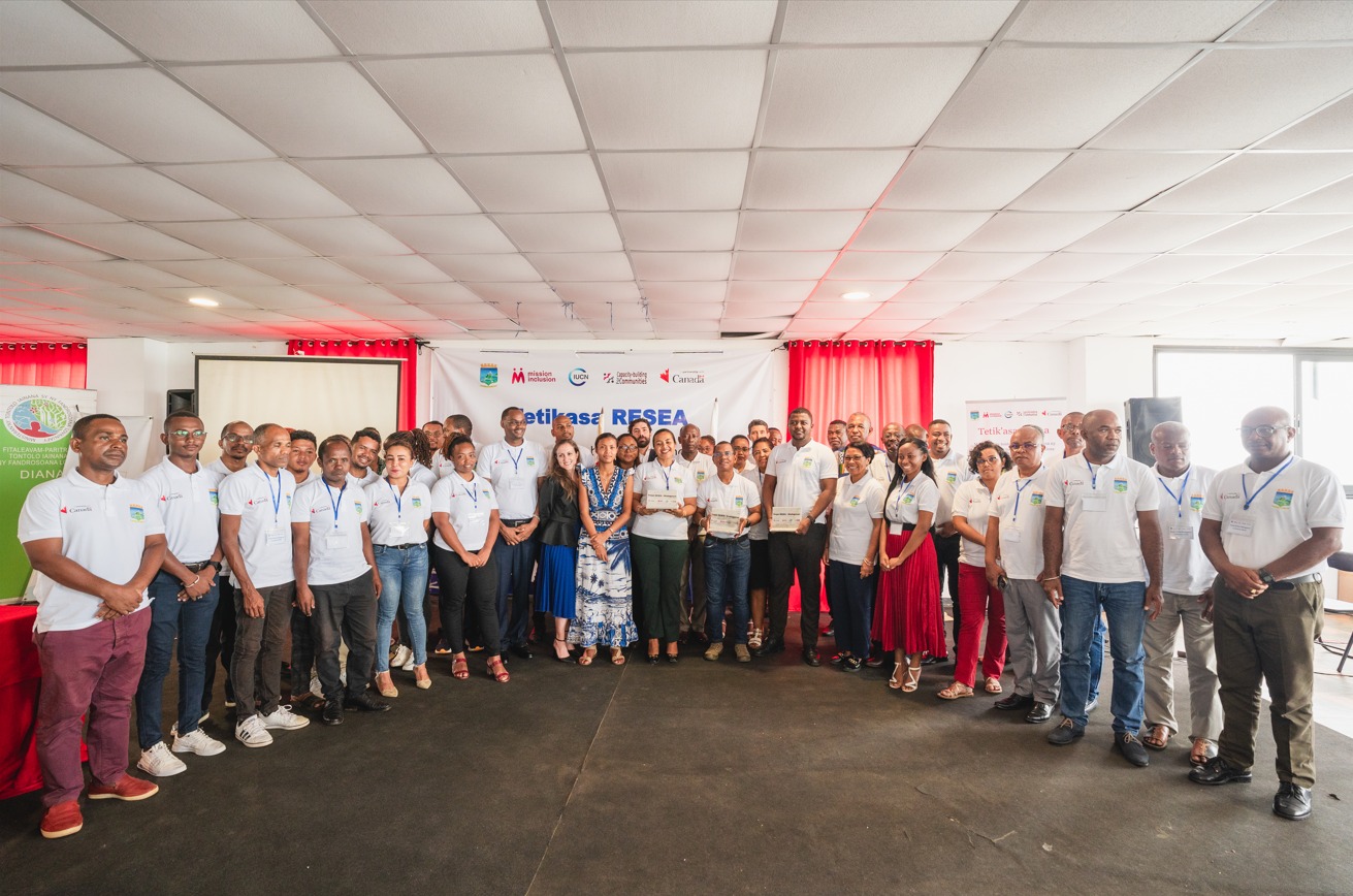 Attendees at the launch of the ReSea Project in Madagascar