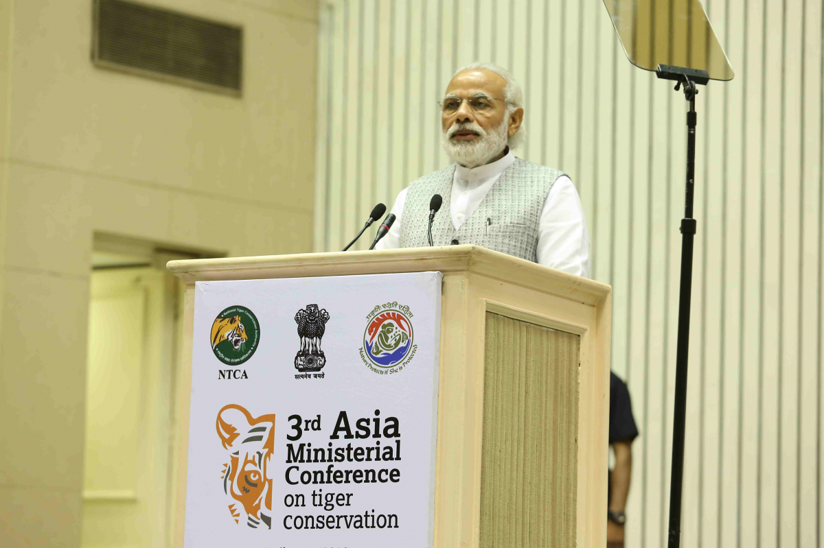 India Prime Minister Modi adressing the 3AMC