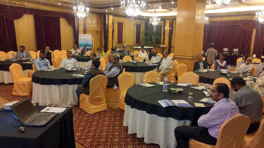 Representatives from Sindh government, IUCN members, academicians, conservation experts and the media