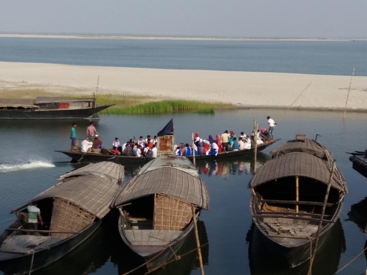 Chilmari river port, Kurigram by the River Jamuna, 14 March 2017