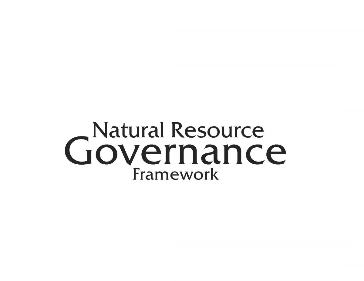 Natural Resource Governance Framework