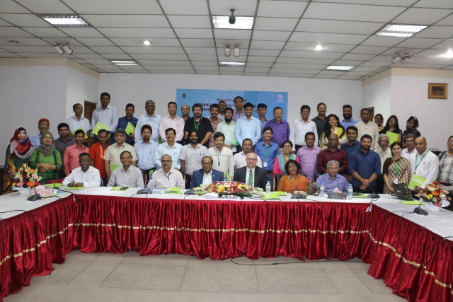 Group photo during the launch of TROSA in Dhaka, Bangladesh 