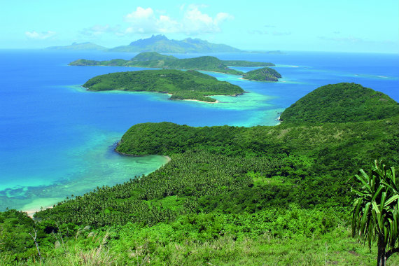 Waya Island from ridge