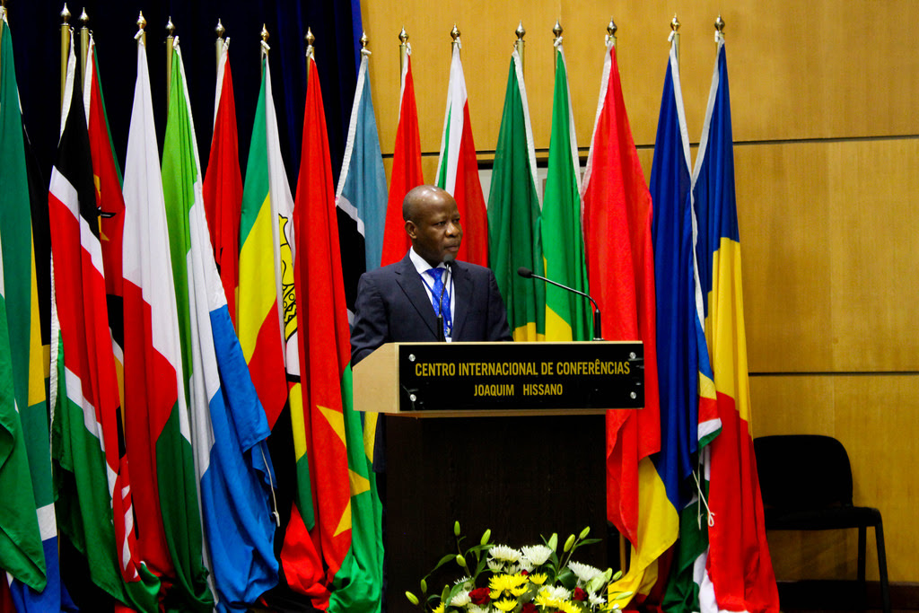 Chief Justice of Mozamique Speaking at the Opening Ceremony