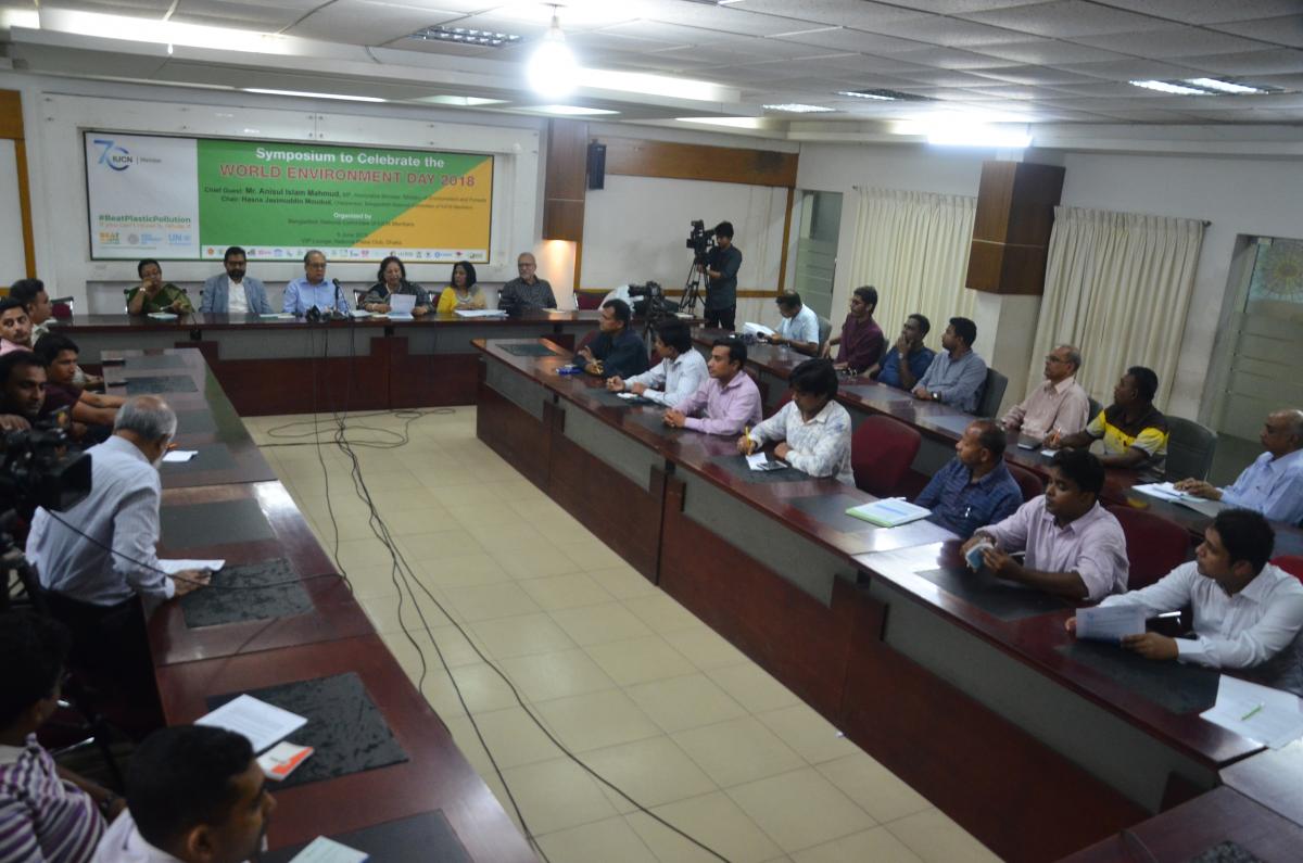 Bangladesh National Committee of IUCN Members organized a symposium on the occasion of the World Environment Day 2018 in Dhaka.