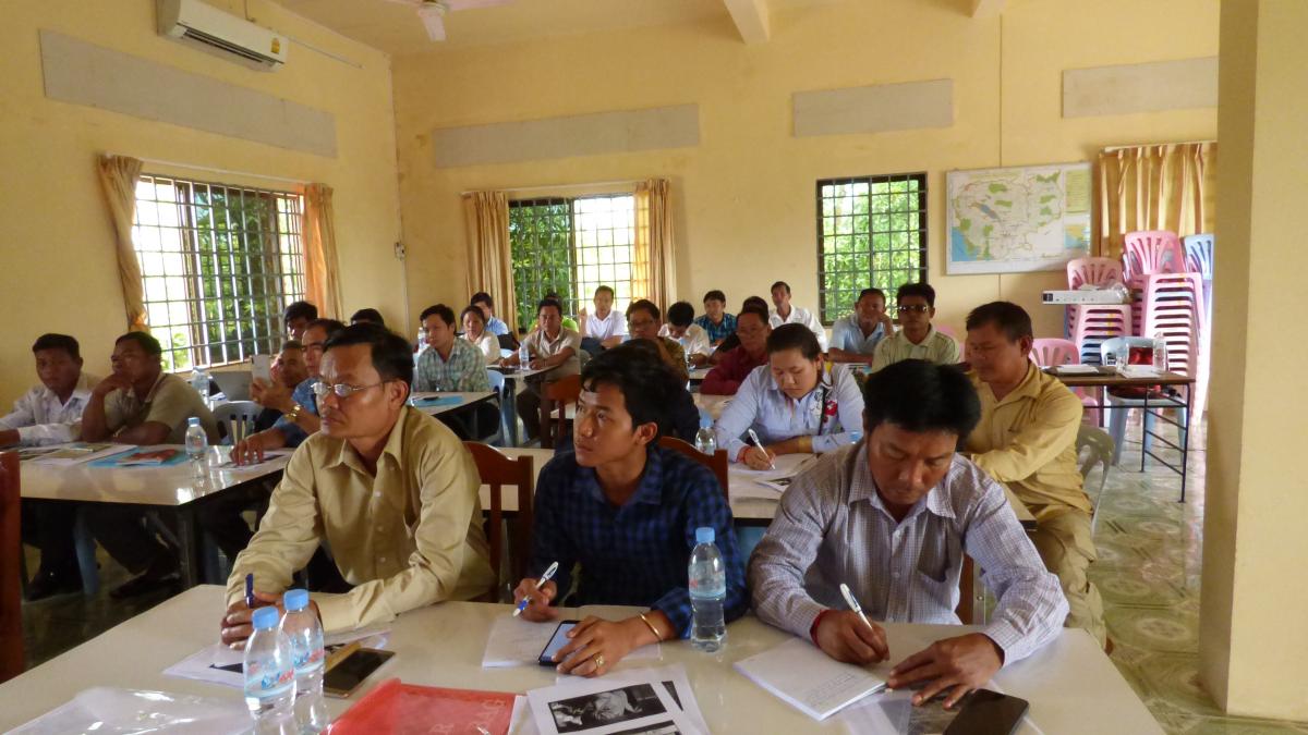 Participants from Mekong WET sites during the citizen journalism training