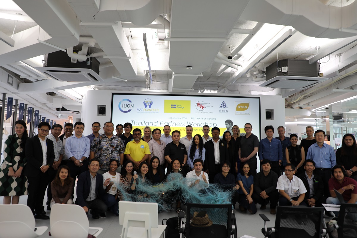 Group photo during the Thailand Partners Workshop to reduce abundance and impacts of Ghost Fishing Gear  
