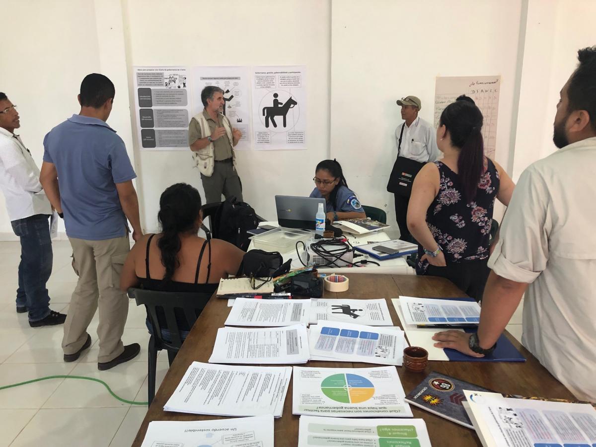 Curso de capacitación que la UICN y UCI impartieron a los promotores de gobernanza del proyecto IAPA – Septiembre 2019 (Puerto Leguízamo-Colombia)