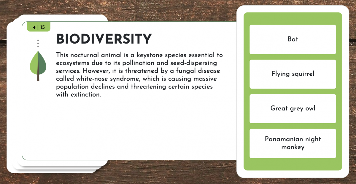 NatureForAll trivia game IUCN