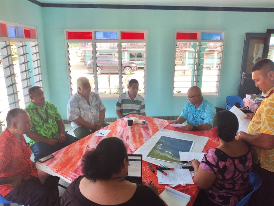 Conservation International Samoa facilitating one of the group discussions