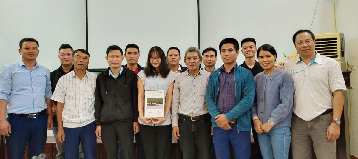 Participants from the management boards of Xuan Thuy and Thai Binh Wetland Conservation Area at the workshop 