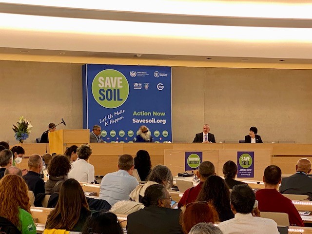 Save Soil Movement event_UN Geneva 5 April 2022