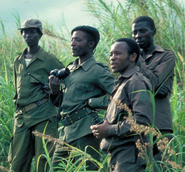 Guards in Virunga National Park, Democratic Republic of the Congo