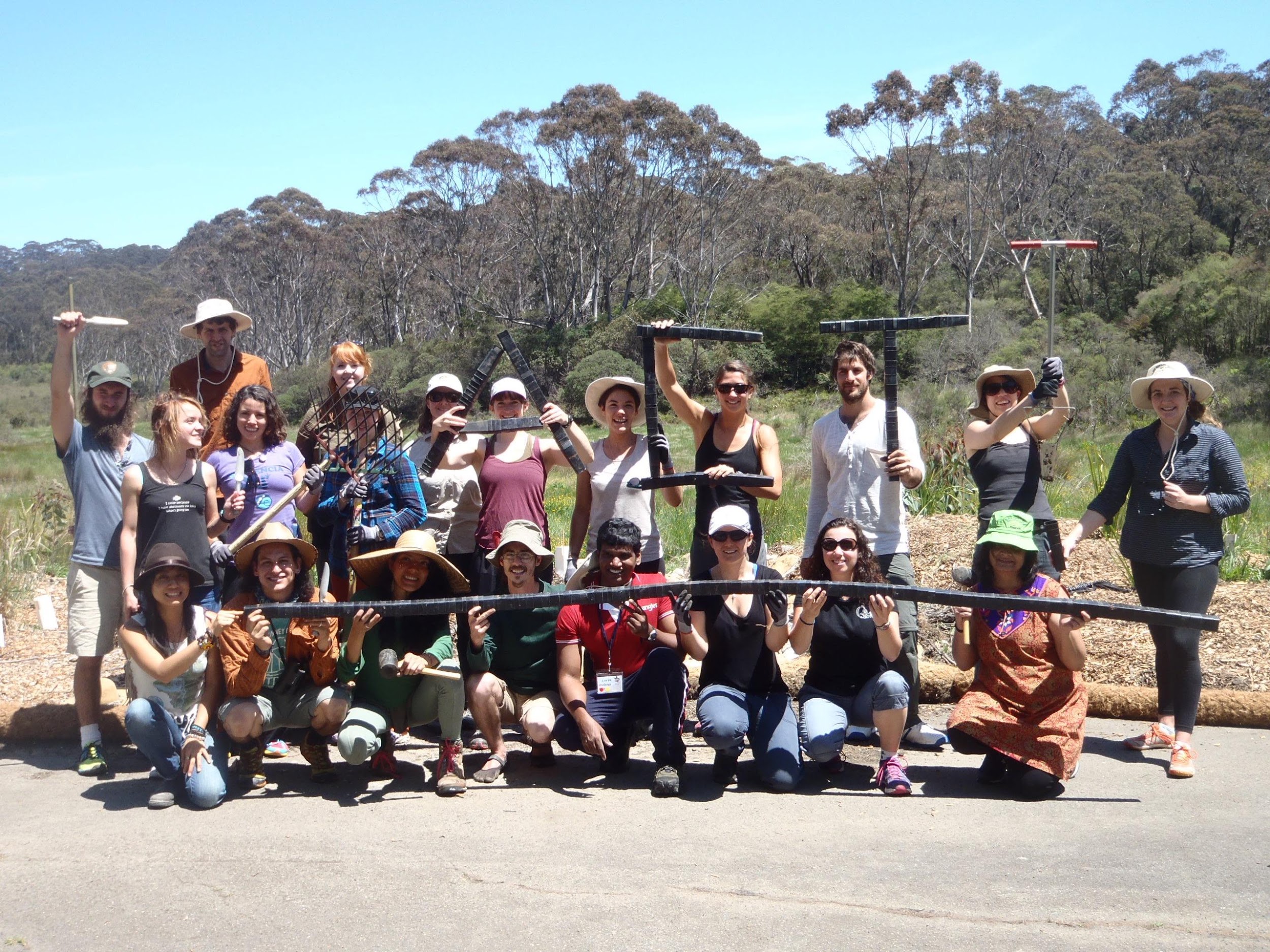 ACT! 30 IUCN Young Professionals met in the Blue Mountains World Heritage Site prior to WPC 2014