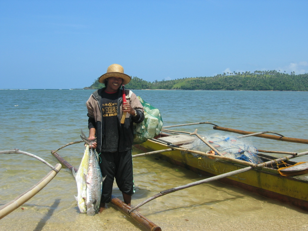 Fisherman in the Philippines