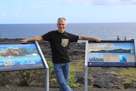 David Swatland at Chain of Craters Road, Hawai‘i Volcanoes National Park