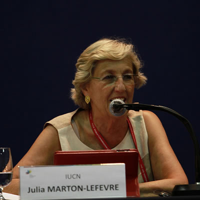 Julia Marton-Lefèvre, IUCN Director General, at the 2012 IUCN World Conservation Congress