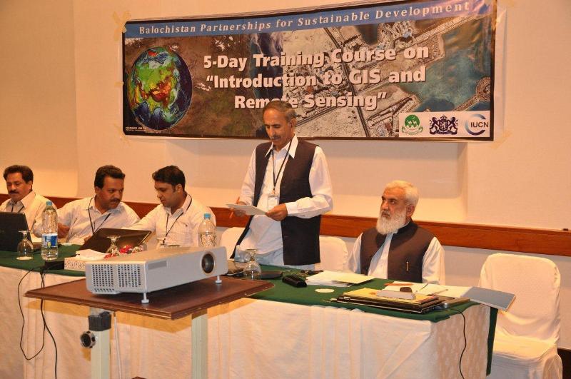 Mr. Ghulam Qadir during the session
