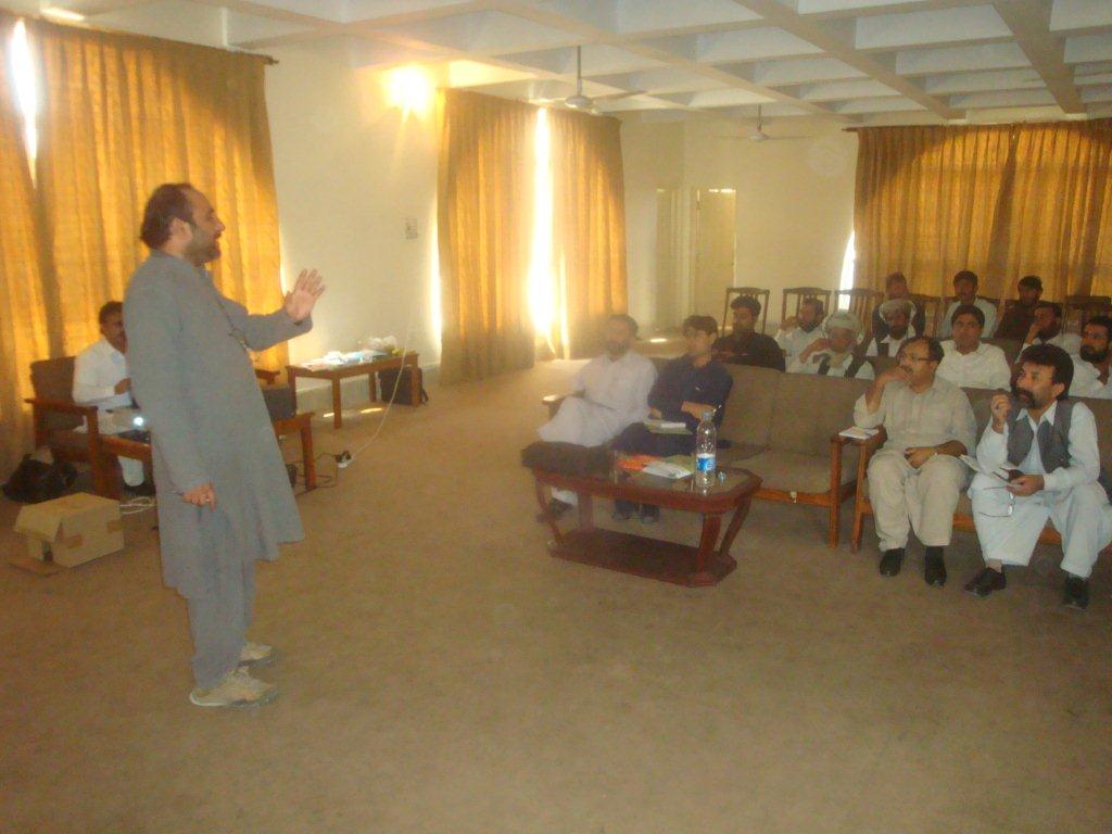 Mr.Irfan Ali Bakhtiari during the session