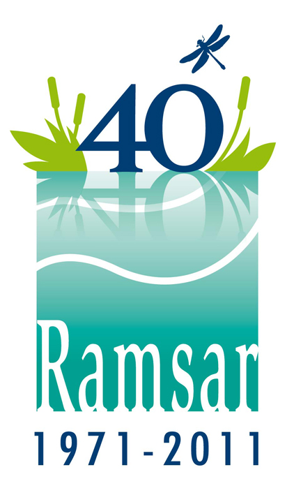 Ramsar 40 Years logo