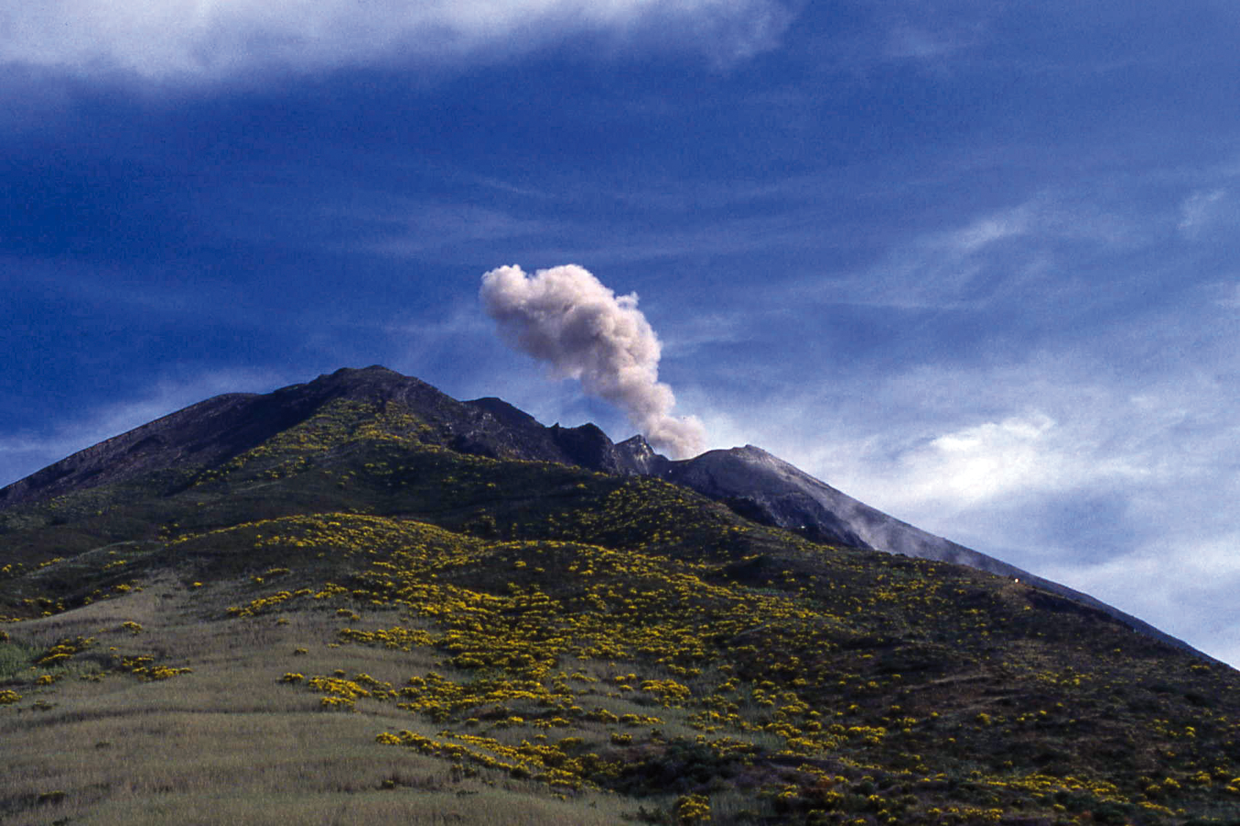 The ongoing volcanic phenomena of Stromboli