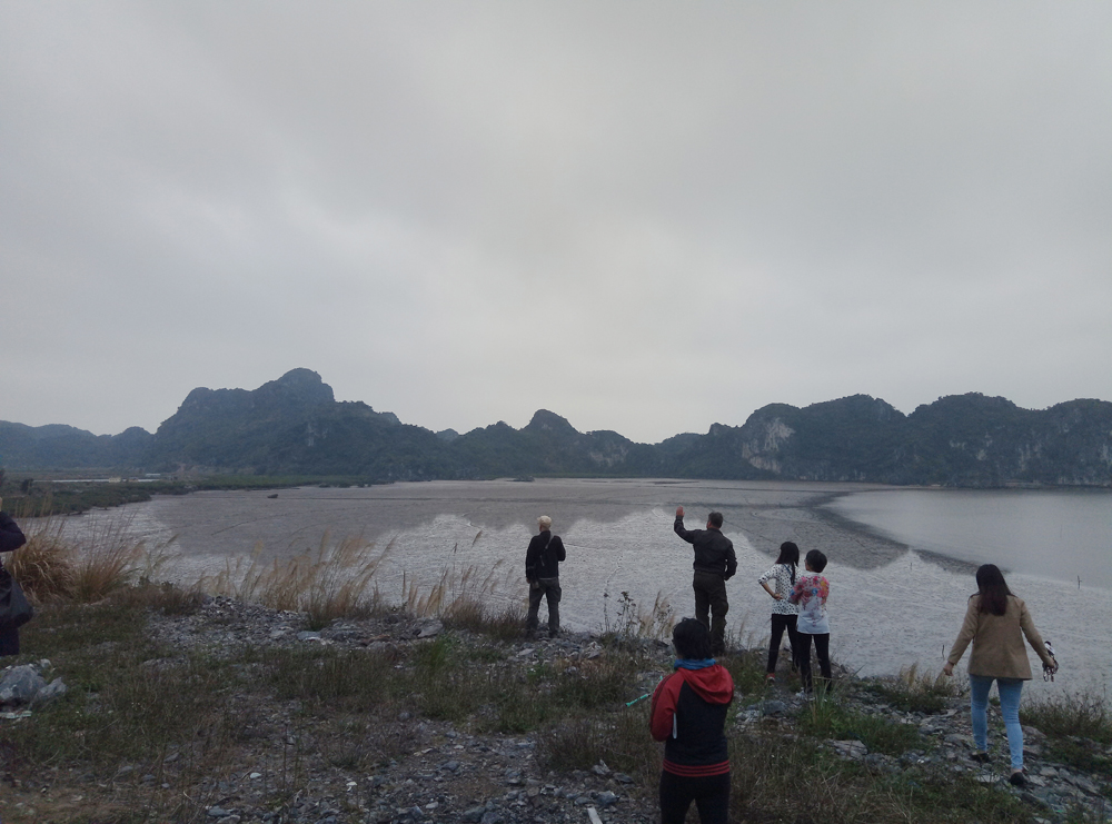 Overview of Xuan Dam area in Cat Ba Island