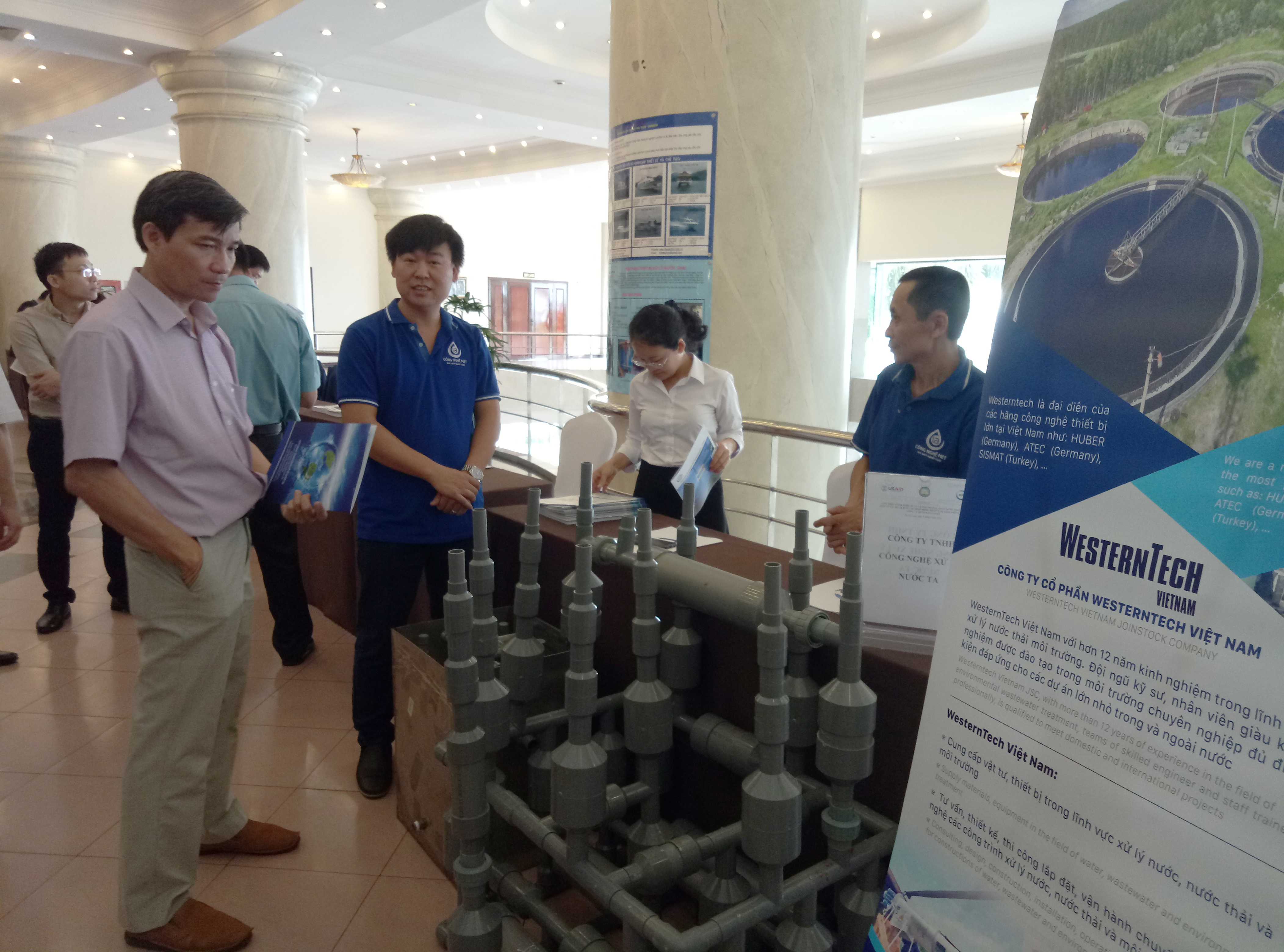 MET water treatment technology displayed at the workshop 