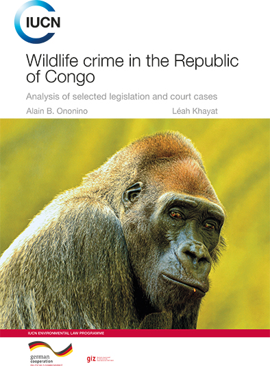 Cover page of report on wildlife crime in the Republic of Congo